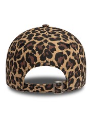 New Era Leopard Print 100% Cotton Black Hat - Image 2 of 5