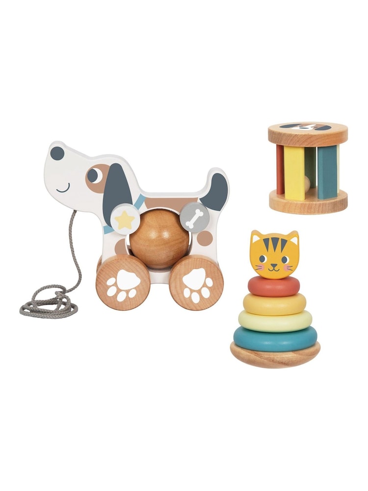 Tooky Toy Wooden 3 in 1 Gift Box - Image 1 of 1