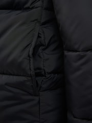 Elle Junior Girls Longline Puffer Black Jacket - Image 6 of 6
