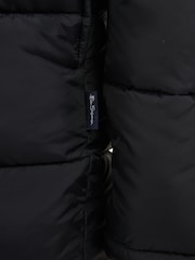 Ben Sherman Boys Longline Puffer Black Jacket - Image 6 of 6