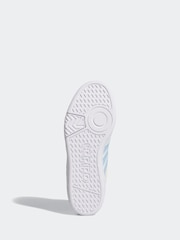 adidas White Hoops Mid Trainers - Image 5 of 9