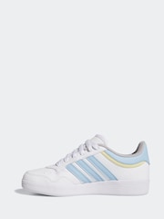 adidas White Hoops Mid Trainers - Image 6 of 9