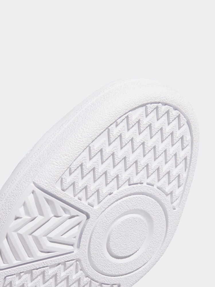 adidas White Hoops Mid Trainers - Image 9 of 9