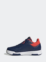 adidas Originals Blue Black Tensaur Sport Lace Up Trainers - Image 2 of 9