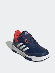 adidas Originals Blue Black Tensaur Sport Lace Up Trainers - Image 3 of 9