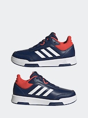 adidas Originals Blue Black Tensaur Sport Lace Up Trainers - Image 5 of 9