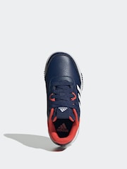 adidas Originals Blue Black Tensaur Sport Lace Up Trainers - Image 6 of 9