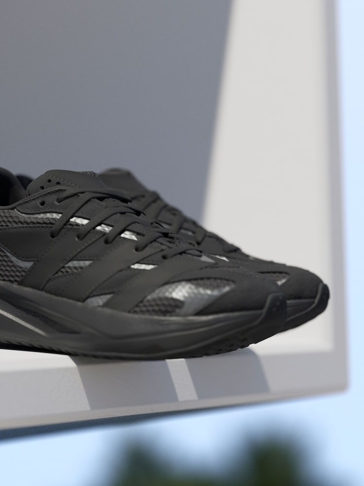 adidas Originals Black Lightblaze Lace Junior Trainers - Image 2 of 17 adidas Originals Black Lightblaze Lace Junior Trainers - Image 2 of 17