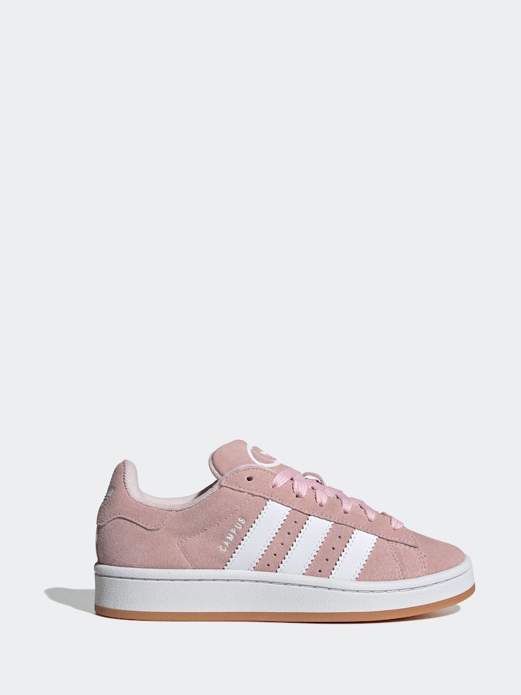 adidas Pink Light Junior Campus 00s Trainers - Image 1 of 9