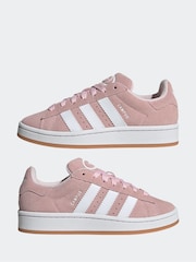 adidas Pink Light Junior Campus 00s Trainers - Image 5 of 9