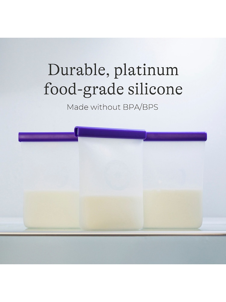 Lansinoh Clear Silicone Breastmilk Storage Bag - Image 2 of 9