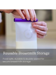 Lansinoh Clear Silicone Breastmilk Storage Bag - Image 3 of 9