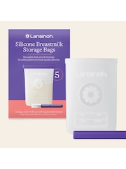 Lansinoh Clear Silicone Breastmilk Storage Bag - Image 4 of 9