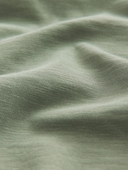 flambé Vert - Coupe ample - T-shirt épais imprimé graphique - Image 8 de 9