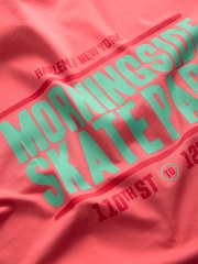 Pink Relaxed Fit Graphic Print Heavy Weight T-Shirt - Image 10 of 10