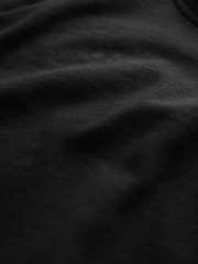 Noir motif tatouage - Coupe ample - T-shirt épais imprimé graphique - Image 8 de 9