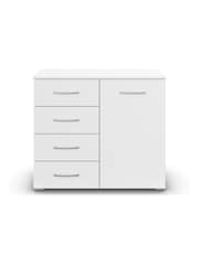 Rauch White Reflection Chest of 4 Drawer Drawers - Image 2 of 3