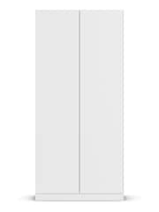 Rauch White Oak Fosta Wood Semi Fitted Double Wardrobe - Image 2 of 4