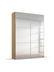 Rauch Natural Reflection Mirror Sliding Semi Fitted 1.3m Sliding Wardrobe - Image 3 of 5