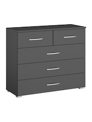 Rauch Grey Reflection Chest of 5 Drawer Drawers - Image 1 of 1