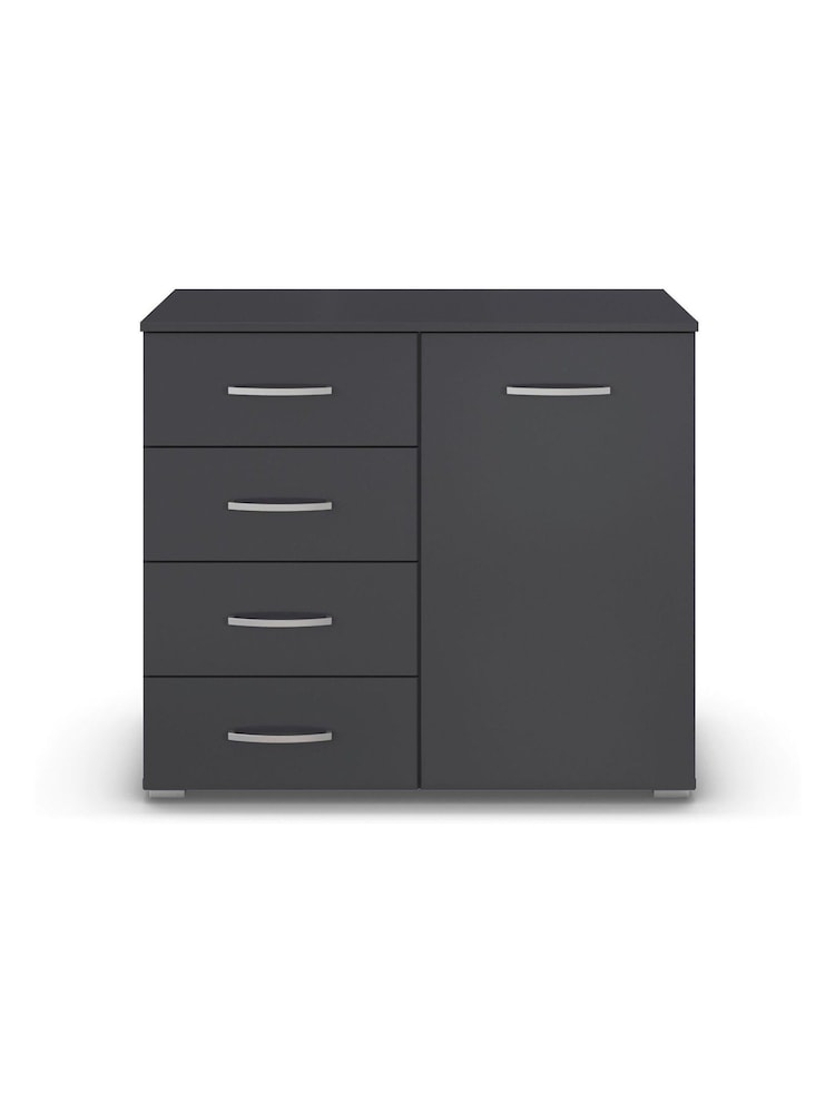 Rauch Grey Reflection Chest of 4 Drawer Drawers - Image 2 of 3