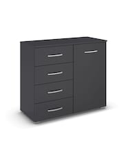Rauch Grey Reflection Chest of 4 Drawer Drawers - Image 3 of 3