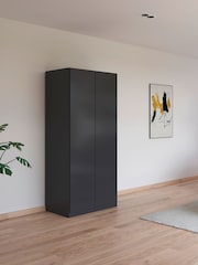 Rauch Grey Fosta Wood Semi Fitted Double Wardrobe - Image 1 of 4