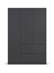 Rauch Grey Fosta Wood Semi Fitted Triple Wardrobe - Image 2 of 4