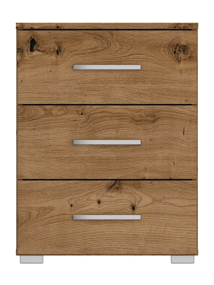Rauch Natural Reflection 3 Drawer Bedside Table - Image 2 of 2