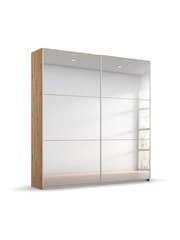 Rauch Natural Reflection Mirror Sliding Semi Fitted 1.8m Sliding Wardrobe - Image 3 of 5