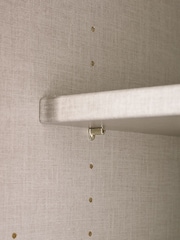 Rauch White Genova Wood and Mirror Triple Semi Fitted Wardrobe - Image 4 of 5