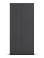 Rauch Grey Oak Fosta Wood Semi Fitted Double Wardrobe - Image 2 of 4