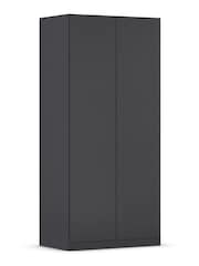 Rauch Grey Oak Fosta Wood Semi Fitted Double Wardrobe - Image 3 of 4