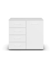 Rauch White Laika Chest of 4 Drawer Drawers - Image 2 of 3