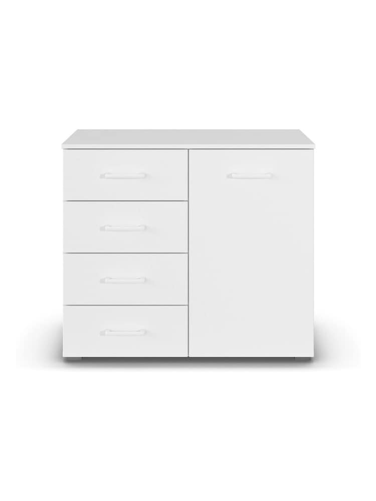 Rauch White Laika Chest of 4 Drawer Drawers - Image 2 of 3