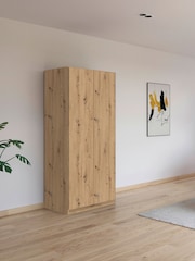 Rauch Natural Fosta Wood Semi Fitted Double Wardrobe - Image 1 of 4