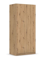Rauch Natural Fosta Wood Semi Fitted Double Wardrobe - Image 3 of 4