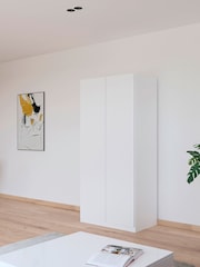 Rauch White Fosta Wood Semi Fitted Double Wardrobe - Image 1 of 5