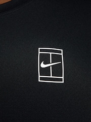 Nike Black Court Advantage Dri-FIT Tennis Top - Image 5 of 6
