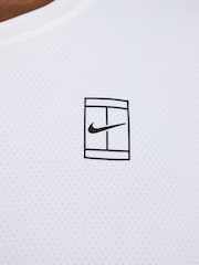 Nike White Court Advantage Dri-FIT Tennis Top - Image 4 of 6