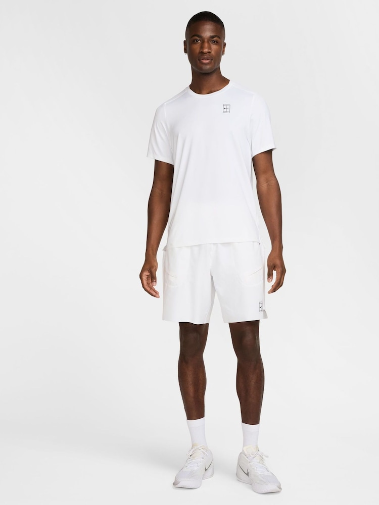Nike White Court Advantage Dri-FIT Tennis Top - Image 6 of 6