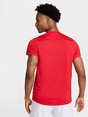 Nike University Red NikeCourt Victory Dri-FIT Tennis Top - Image 2 of 5