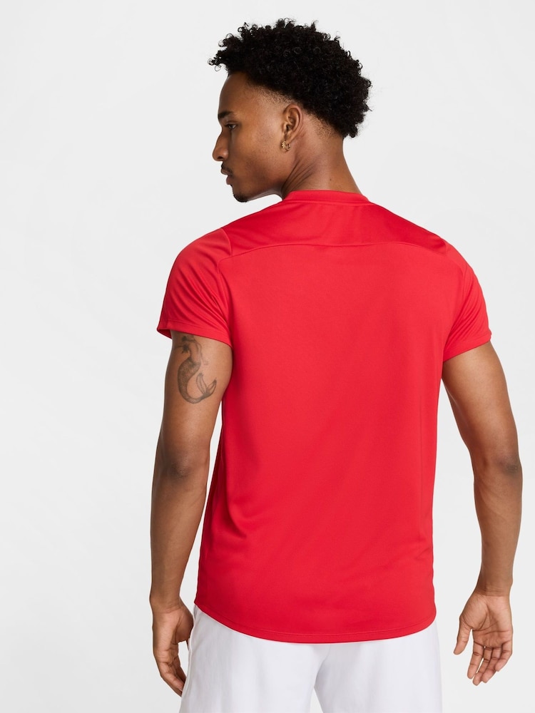 Nike University Red NikeCourt Victory Dri-FIT Tennis Top - Image 2 of 5