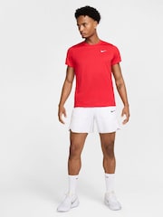 Nike University Red NikeCourt Victory Dri-FIT Tennis Top - Image 3 of 5