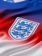 Nike Blue England Stadium Away Football Shirt - Image 8 of 8