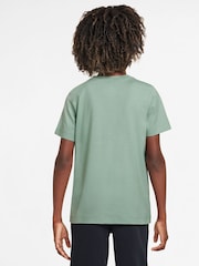 Nike Steam Green HBR Logo 100% Cotton T-Shirt - Image 2 of 3
