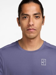 Nike Amethyst Purple Court Advantage Dri-FIT Tennis Top - Image 3 of 3