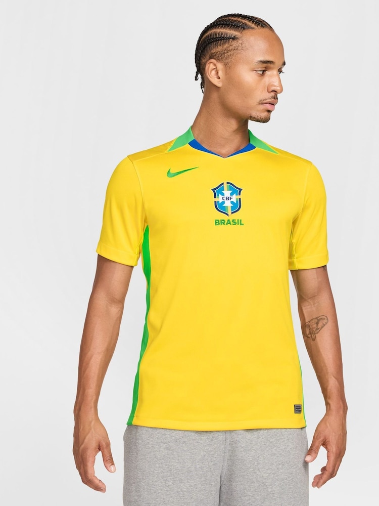 Nike Brazil Home Stadium Football Shirt - Imagen 1 de 10