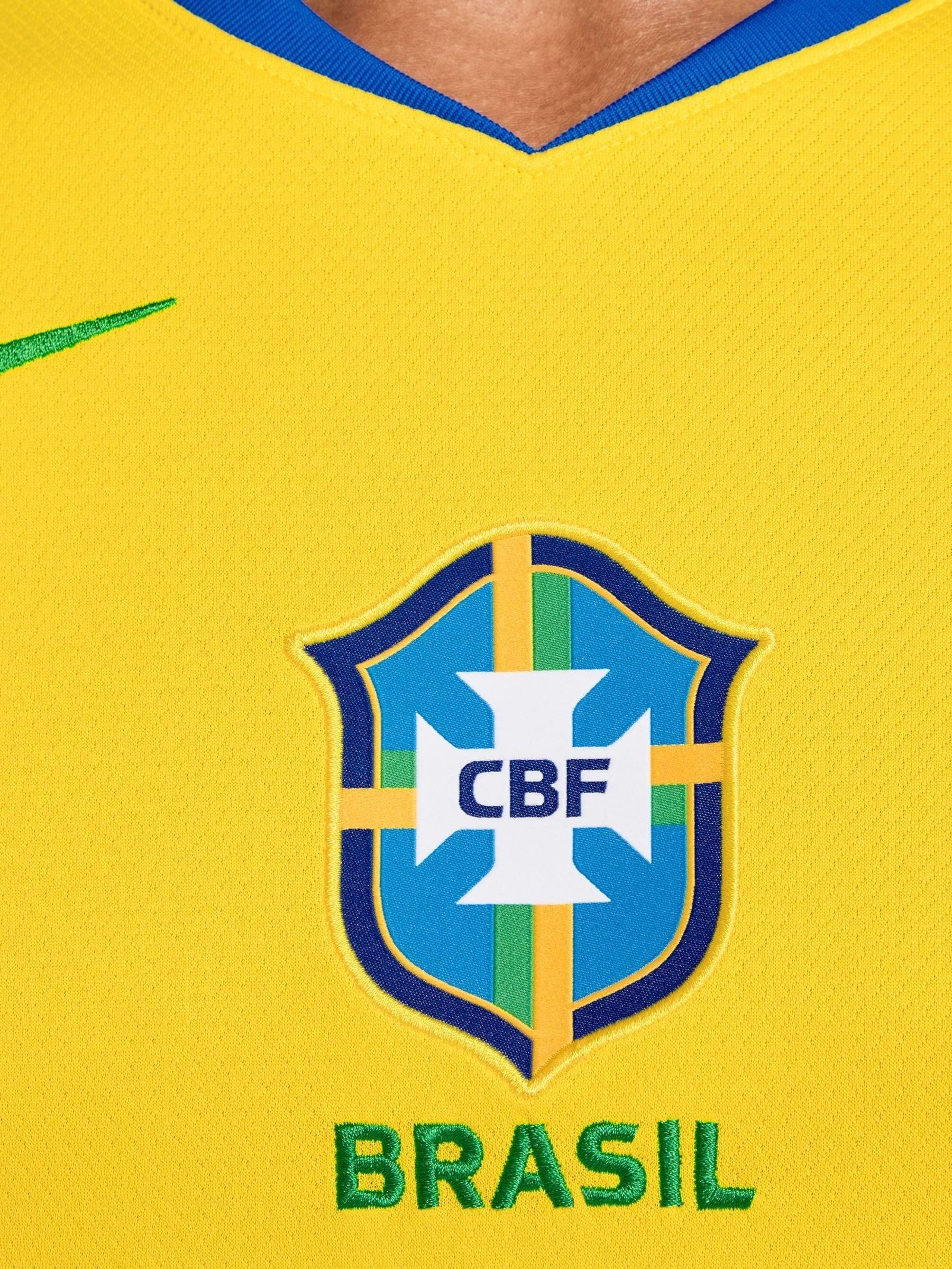 Buy Nike Yellow Brazil Home Stadium Football Shirt from the Next