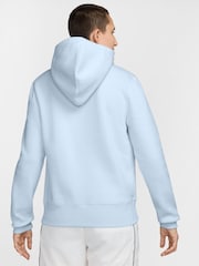 Nike Light Blue Tint Mini Phoenix Fleece Swoosh Pullover Hoodie - Image 2 of 3